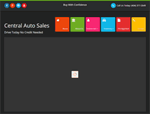 Tablet Screenshot of centralauto.com